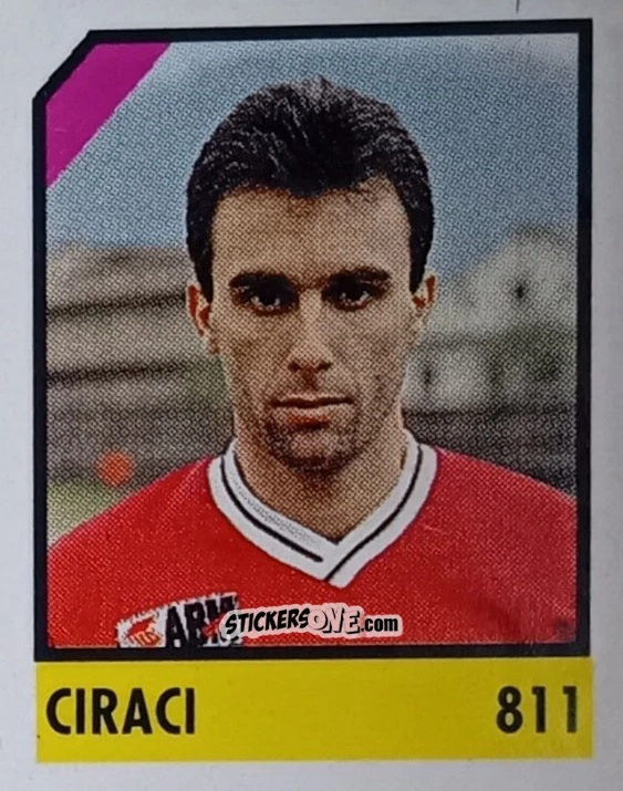 Cromo Ciraci - Micro Calcio Campionato 1990-1991 n. 811 - Vallardi