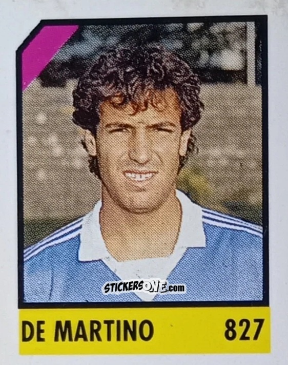 Cromo De Martino - Micro Calcio Campionato 1990-1991 n. 827 - Vallardi