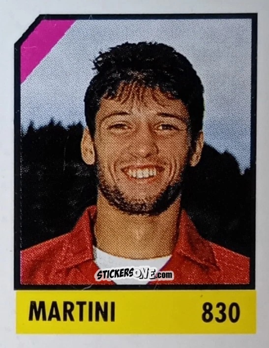 Figurina Martini - Micro Calcio Campionato 1990-1991 n. 830 - Vallardi