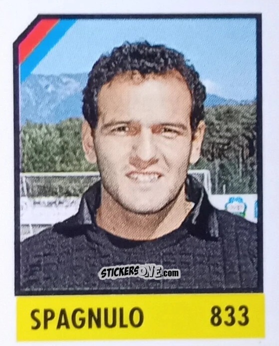 Cromo Spagnulo - Micro Calcio Campionato 1990-1991 n. 833 - Vallardi