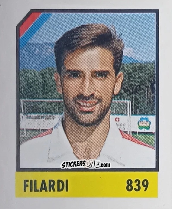 Figurina Filardi - Micro Calcio Campionato 1990-1991 n. 839 - Vallardi