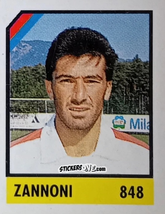 Cromo Zannoni - Micro Calcio Campionato 1990-1991 n. 848 - Vallardi