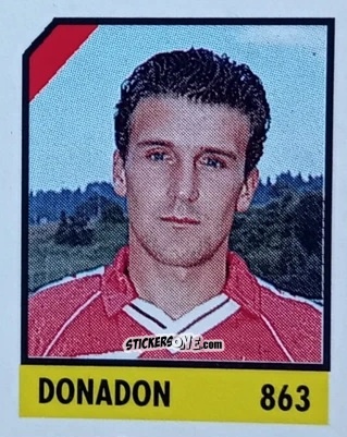 Cromo Donadon - Micro Calcio Campionato 1990-1991 n. 863 - Vallardi