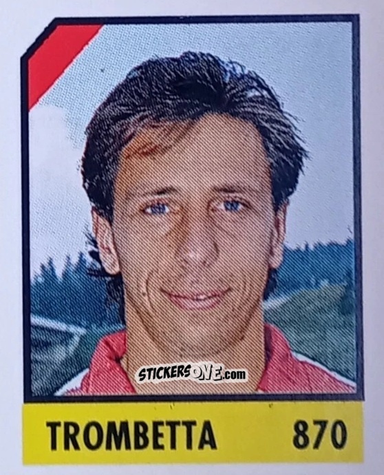 Cromo Trombetta - Micro Calcio Campionato 1990-1991 n. 870 - Vallardi