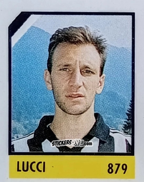 Cromo Lucci - Micro Calcio Campionato 1990-1991 n. 879 - Vallardi