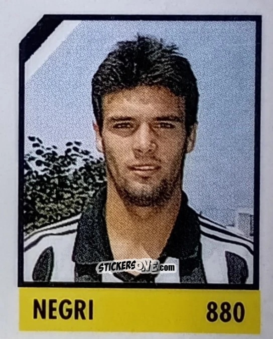 Figurina Negri - Micro Calcio Campionato 1990-1991 n. 880 - Vallardi