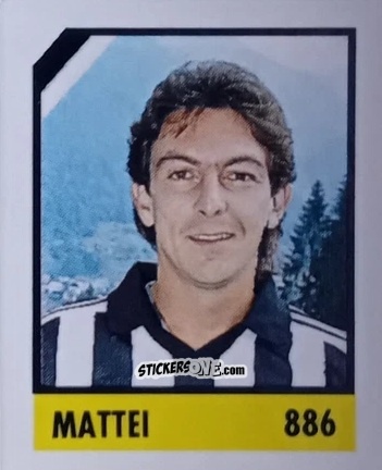 Figurina Mattei - Micro Calcio Campionato 1990-1991 n. 886 - Vallardi