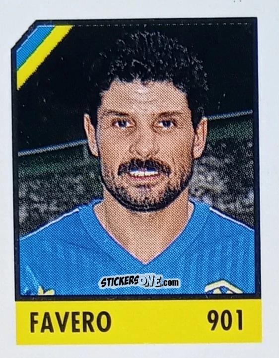 Sticker Favero - Micro Calcio Campionato 1990-1991 n. 901 - Vallardi