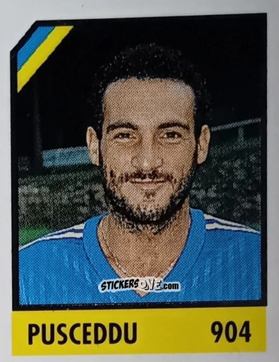 Figurina Pusceddu - Micro Calcio Campionato 1990-1991 n. 904 - Vallardi