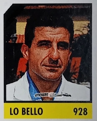 Sticker Lo Bello - Micro Calcio Campionato 1990-1991 n. 928 - Vallardi