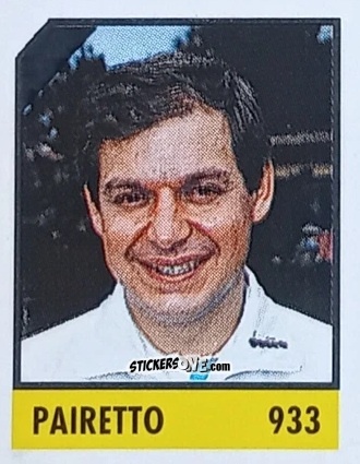 Sticker Pairetto - Micro Calcio Campionato 1990-1991 n. 933 - Vallardi