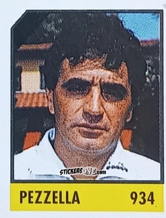 Figurina Pezzella - Micro Calcio Campionato 1990-1991 n. 934 - Vallardi
