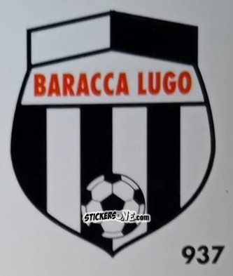 Figurina Stemma Baracca Lugo - Micro Calcio Campionato 1990-1991 n. 937 - Vallardi