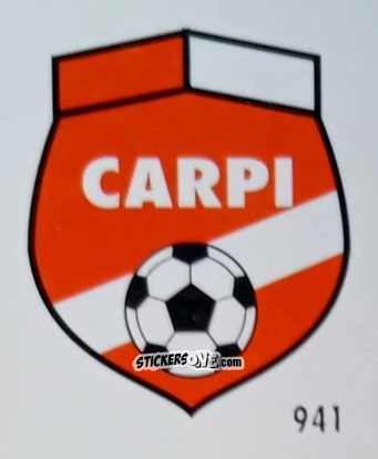 Sticker Stemma Carpi - Micro Calcio Campionato 1990-1991 n. 941 - Vallardi