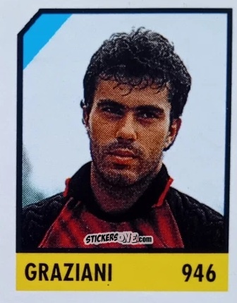 Cromo Graziani - Micro Calcio Campionato 1990-1991 n. 946 - Vallardi