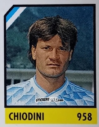 Figurina Chiodini - Micro Calcio Campionato 1990-1991 n. 958 - Vallardi