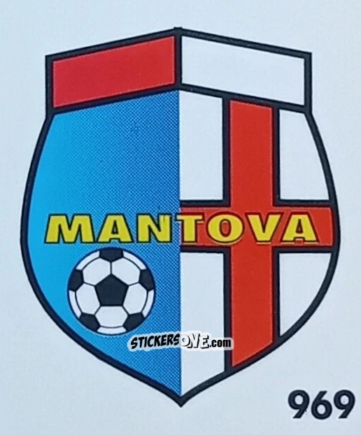Cromo Stemma Mantova - Micro Calcio Campionato 1990-1991 n. 969 - Vallardi