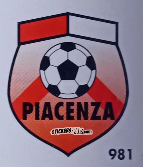 Sticker Stemma Piacenza - Micro Calcio Campionato 1990-1991 n. 981 - Vallardi