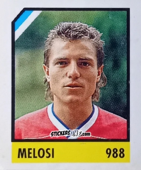 Cromo Melosi - Micro Calcio Campionato 1990-1991 n. 988 - Vallardi