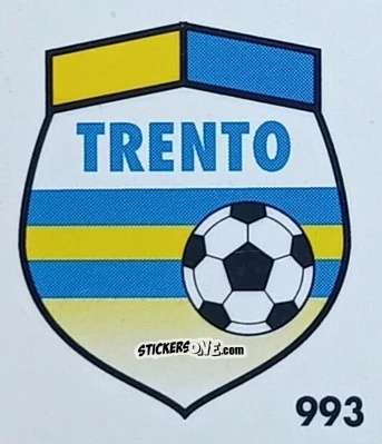 Sticker Stemma Trento - Micro Calcio Campionato 1990-1991 n. 993 - Vallardi