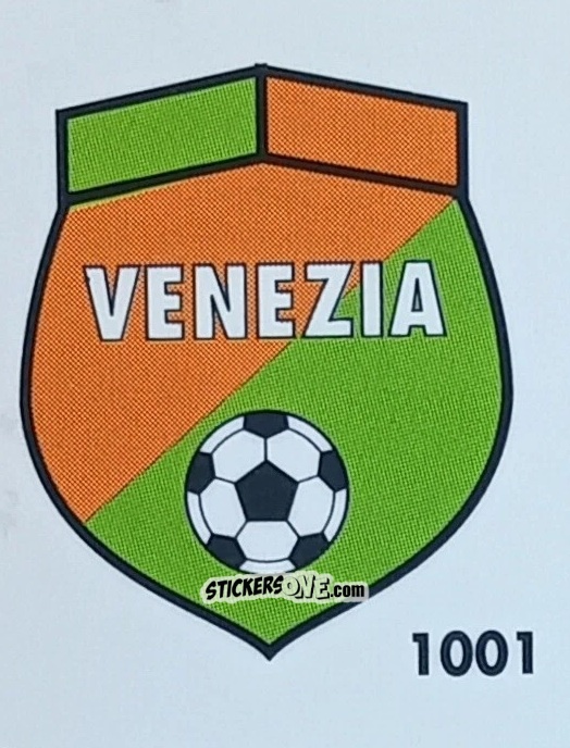 Sticker Stemma Venezia - Micro Calcio Campionato 1990-1991 n. 1001 - Vallardi