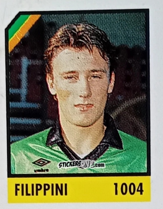 Figurina Filippini - Micro Calcio Campionato 1990-1991 n. 1004 - Vallardi
