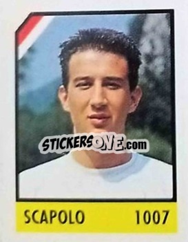 Sticker Scapolo - Micro Calcio Campionato 1990-1991 n. 1007 - Vallardi