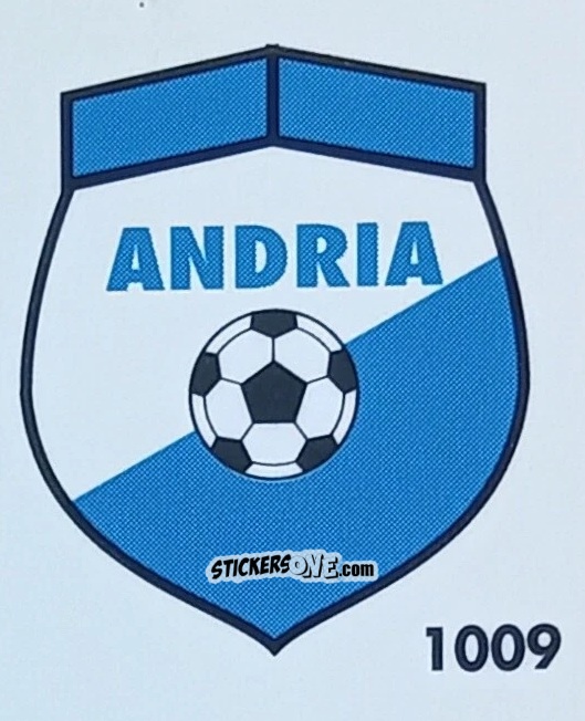 Figurina Stemma Andria - Micro Calcio Campionato 1990-1991 n. 1009 - Vallardi