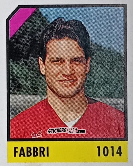 Sticker Fabbri - Micro Calcio Campionato 1990-1991 n. 1014 - Vallardi