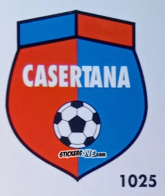 Sticker Stemma Casertana - Micro Calcio Campionato 1990-1991 n. 1025 - Vallardi
