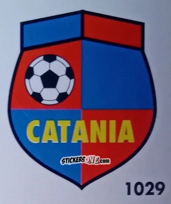 Sticker Stemma Catania - Micro Calcio Campionato 1990-1991 n. 1029 - Vallardi