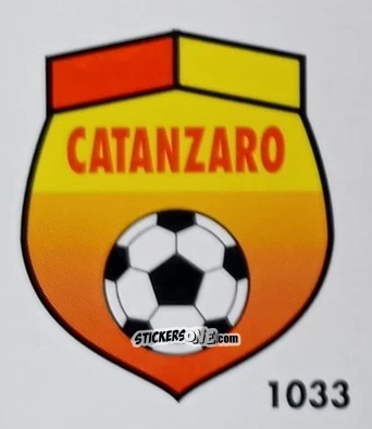 Sticker Stemma Catanzaro - Micro Calcio Campionato 1990-1991 n. 1033 - Vallardi