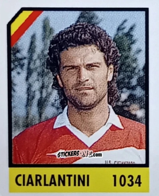 Cromo Ciarlantini - Micro Calcio Campionato 1990-1991 n. 1034 - Vallardi