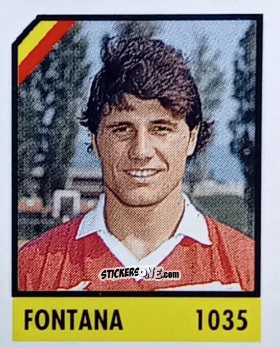 Cromo Fontana - Micro Calcio Campionato 1990-1991 n. 1035 - Vallardi