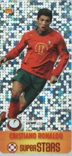 Sticker Cristiano Ronaldo - Football Superstars 2006 n. 219 - Panini