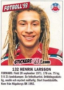 Cromo Henrik Larsson