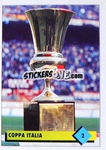 Sticker Coppa Italia - Calcio 1992-1993 n. 2 - Merlin