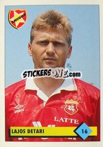 Sticker Lajos Detari - Calcio 1992-1993 n. 16 - Merlin