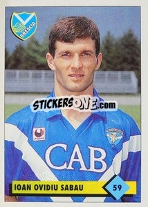 Cromo Ioan Ovidiu Sabau - Calcio 1992-1993 - Merlin