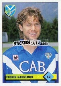 Cromo Florin Raducioiu - Calcio 1992-1993 - Merlin