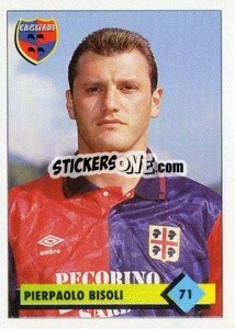 Figurina Pierpaolo Bisoli - Calcio 1992-1993 - Merlin