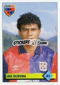 Figurina Luis Oliveira - Calcio 1992-1993 - Merlin