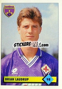 Sticker Brian Laudrup - Calcio 1992-1993 n. 98 - Merlin