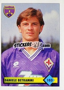 Figurina Daniele Beltrammi - Calcio 1992-1993 n. 103 - Merlin