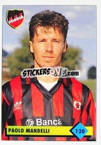 Sticker Paolo Mandelli - Calcio 1992-1993 - Merlin