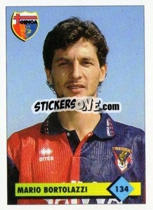 Figurina Mario Bortolazzi - Calcio 1992-1993 - Merlin