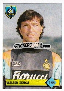 Sticker Walter Zenga - Calcio 1992-1993 n. 144 - Merlin