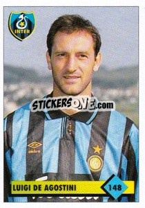 Sticker Luigi De Agostini - Calcio 1992-1993 - Merlin
