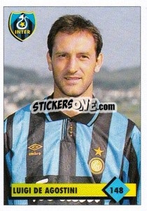 Figurina Luigi De Agostini - Calcio 1992-1993 n. 148 - Merlin