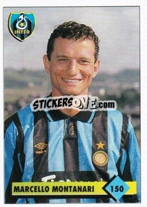 Sticker Marcello Montanari - Calcio 1992-1993 - Merlin